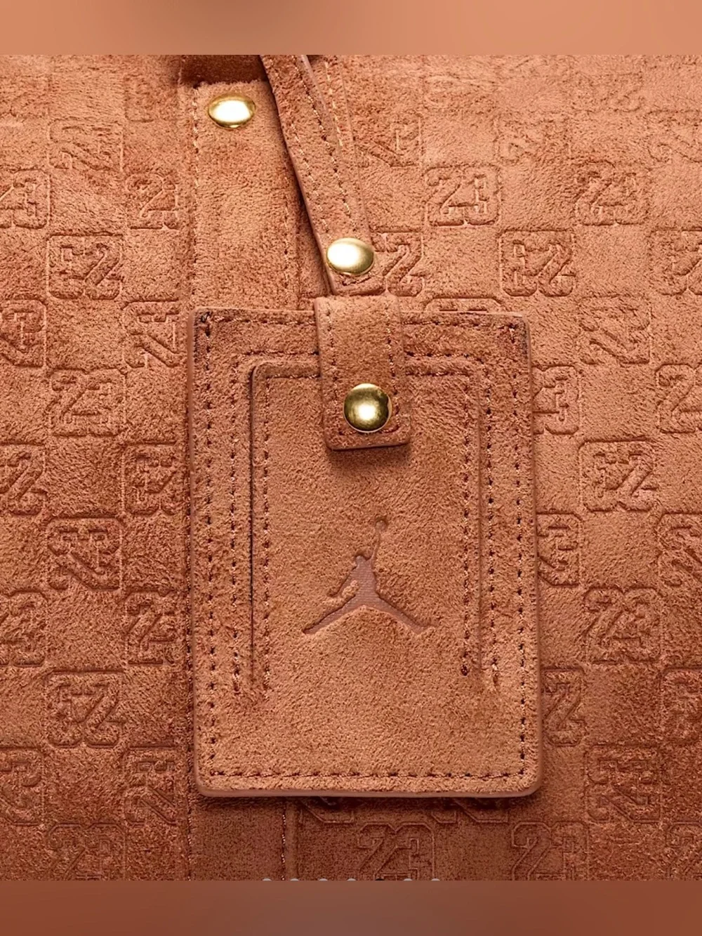 Jordan Suede Monogram Duffel (40L)